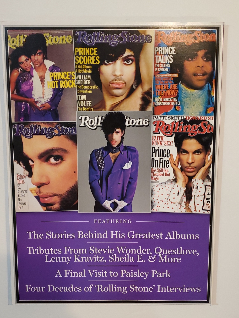 Rolling Stone Prince Issue 2026 - Picture 3 of 8
